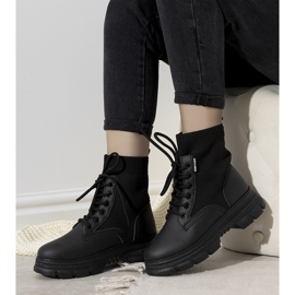 Sapatos femininos negros de Laurie preto 1