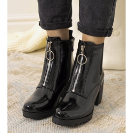 Botas Ward com isolamento preto patenteado 1 Botas Ward com isolamento preto patenteado 1