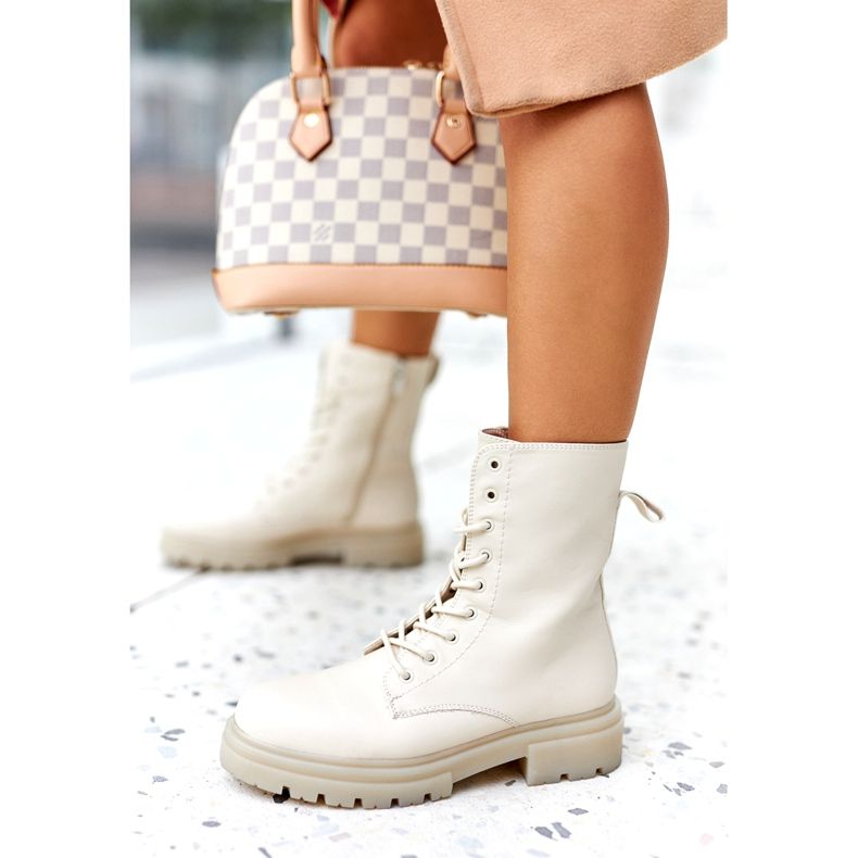 PE1 Botas altas Workery Beige Rozelle bege 1