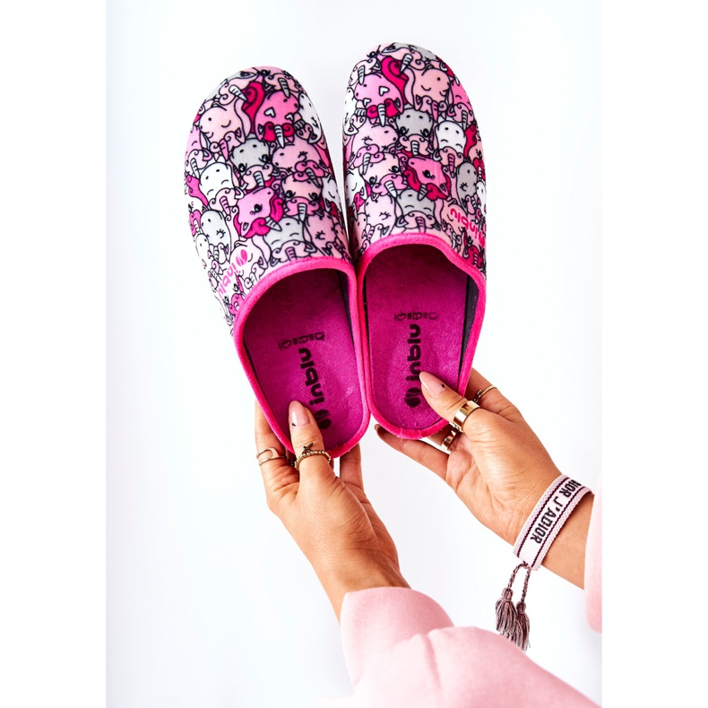 Inblu Chinelos Unicórnios Befado 155D201 Rosa 1