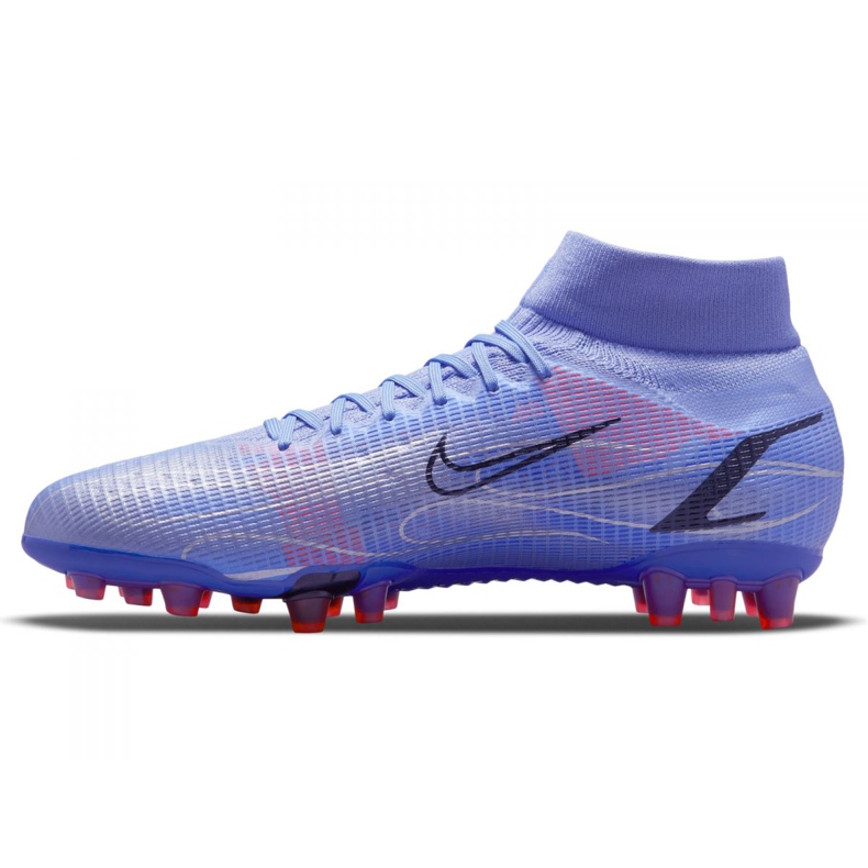 Chuteiras Nike Superfly 8 Pro Km Ag M DJ3978-506 roxo-azul azul 1