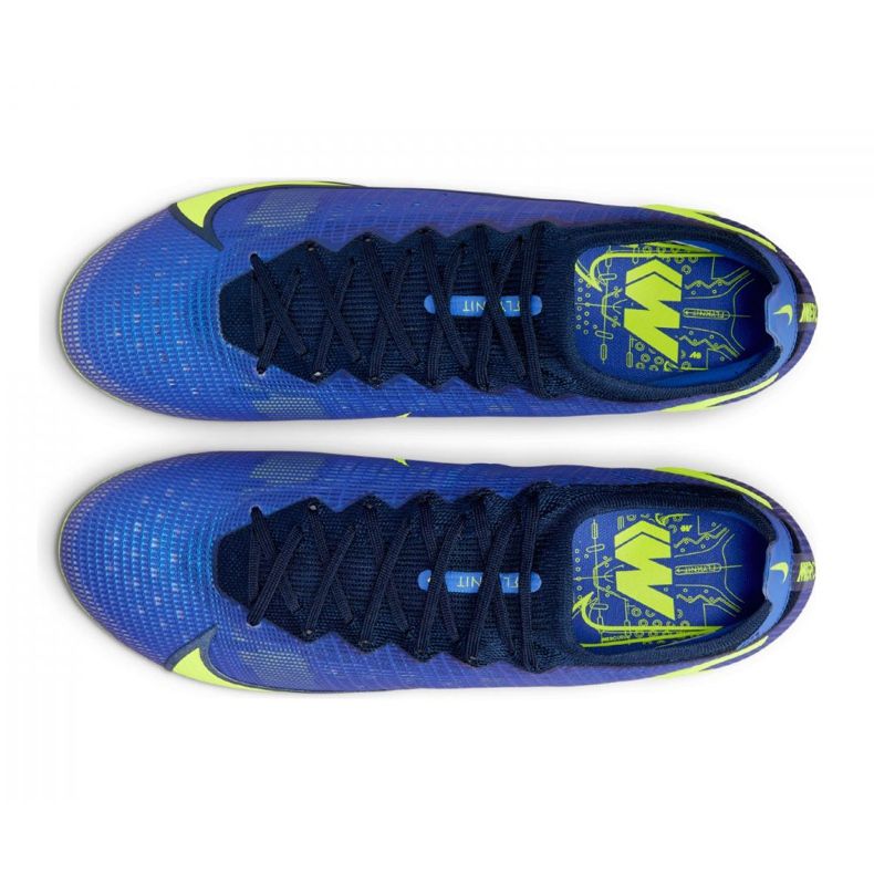 Chuteiras Nike Vapor 14 Elite Ag M CZ8717-574 azul azul 2