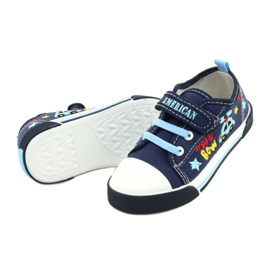 Tênis American Club Ten15 Navy Velcro azul marinho 4