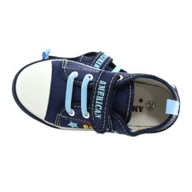 Tênis American Club Ten15 Navy Velcro azul marinho 5