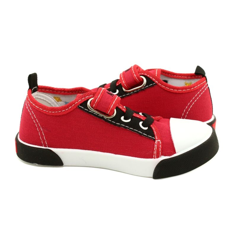 Tênis American Club Ten15 Red Velcro vermelho 2