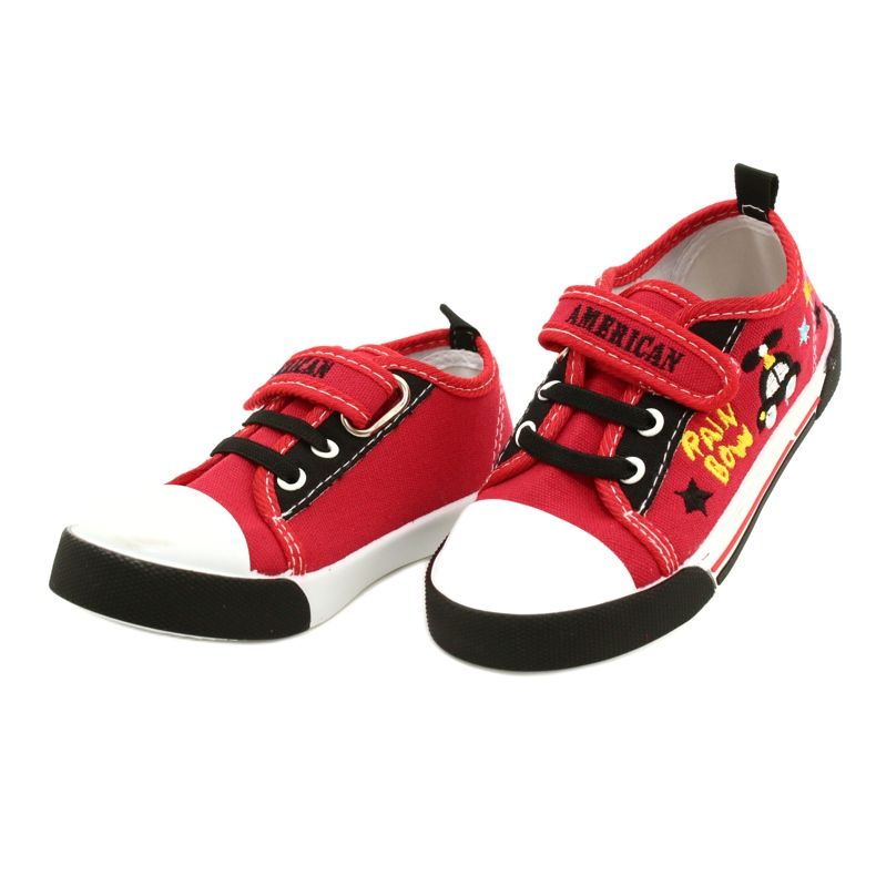 Tênis American Club Ten15 Red Velcro vermelho 3