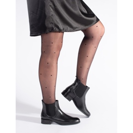 Sergio Leone Botas Chelsea Com Salto Decorativo preto 2