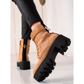 Seastar Trabalhadores de camurça bege 1