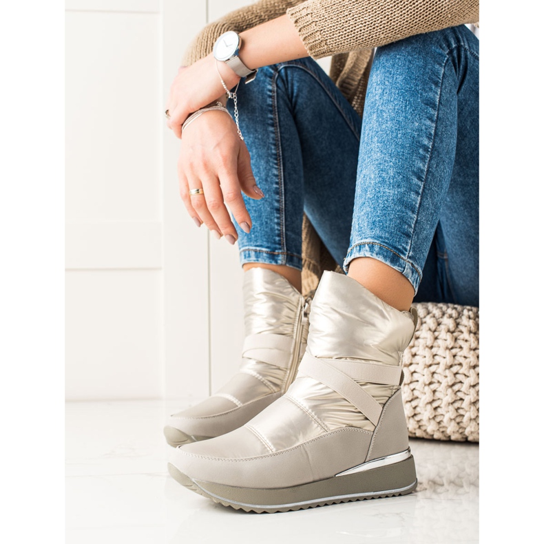 Weide Botas de neve clássicas bege 1