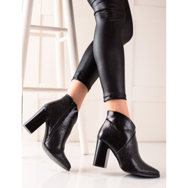 Filippo Botas com estampa de cobra preta preto 2 Filippo Botas com estampa de cobra preta preto 2