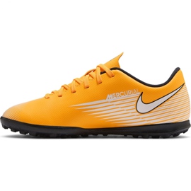 Chuteiras Nike Mercurial Vapor 13 Club Tf Jr AT8177 801 amarelos 3 Chuteiras Nike Mercurial Vapor 13 Club Tf Jr AT8177 801 amarelos 3