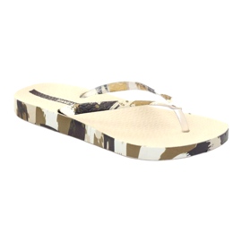 Chinelos sapatos femininos chinelos Ipanema 80692 camo multicolorido 1