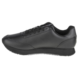 Sapatos Tommy Hilfiger Essential Runner inverno couro M FM0FM03814-BDS preto 1