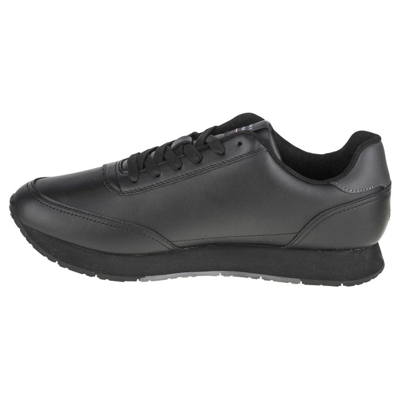 Sapatos Tommy Hilfiger Essential Runner inverno couro M FM0FM03814-BDS preto 1