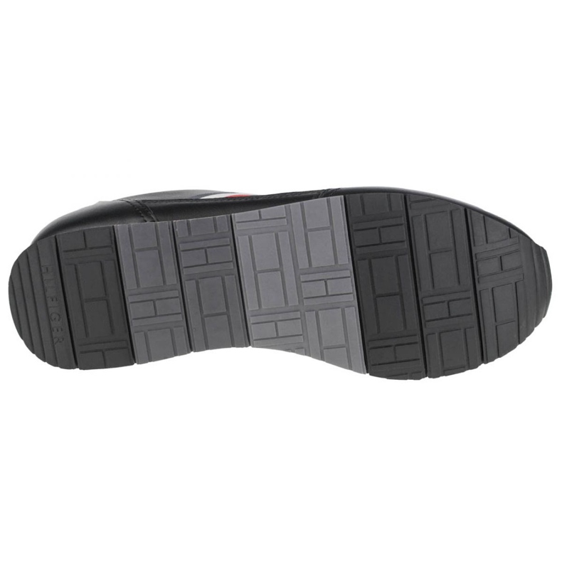 Sapatos Tommy Hilfiger Essential Runner inverno couro M FM0FM03814-BDS preto 3