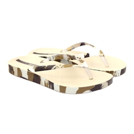 Chinelos sapatos femininos chinelos Ipanema 80692 camo multicolorido 4