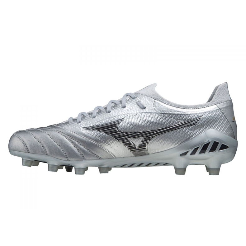Chuteiras Mizuno Morelia Neo Iii Beta Japão Fg M P1GA219003 cinza prata 1