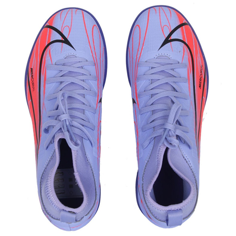 Nike Mercurial Superfly 8 Club Km Tf Jr DB0934 506 chuteiras multicolorido roxo 2