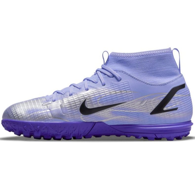 Nike Mercurial Superfly 8 Academy Km Tf Jr DB0935 506 chuteiras multicolorido roxo 1