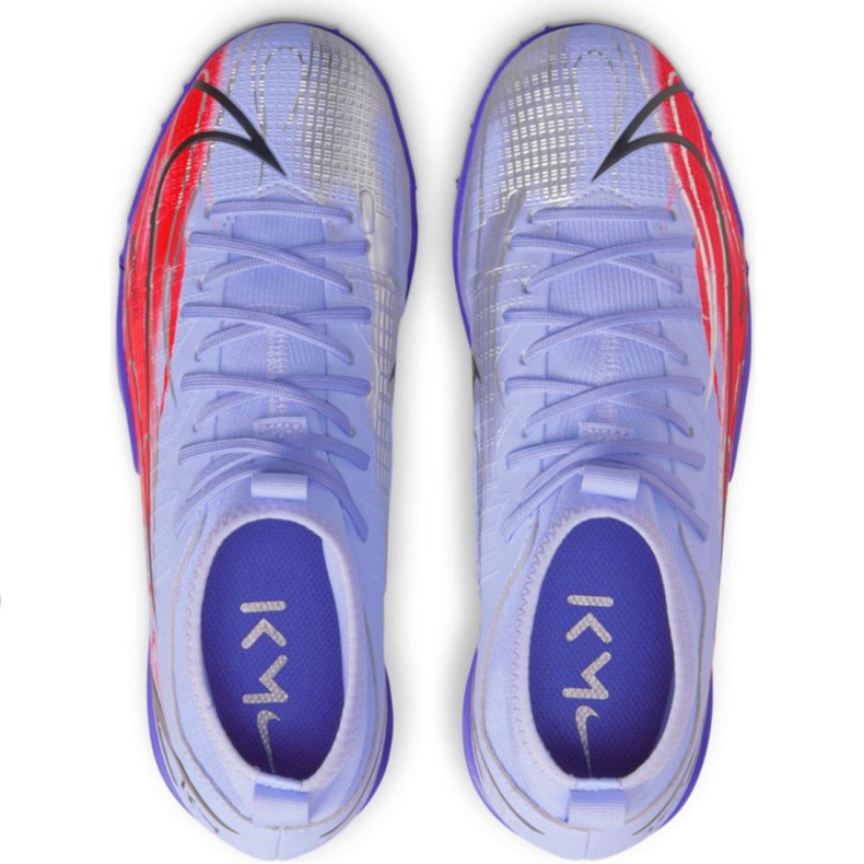 Nike Mercurial Superfly 8 Academy Km Tf Jr DB0935 506 chuteiras multicolorido roxo 2