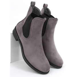 Botas Jodhpur clássicas femininas Musse Grey cinza 2