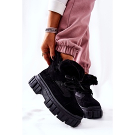 PM1 Black Warm Boots Trappers Black Demaris preto 2