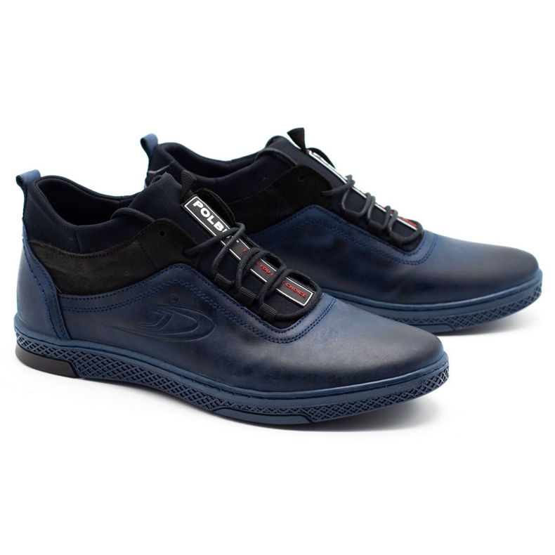Polbut Sapatos de inverno masculino K27F azul marinho 2