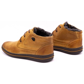 Polbut Botas de inverno 339 W vermelhas amarradas para homens laranja 4