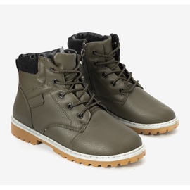 Botas masculinas verdes e isoladas de Adrien 1 Botas masculinas verdes e isoladas de Adrien 1