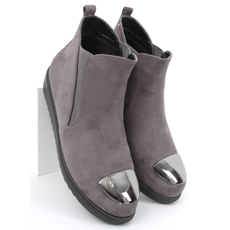 Botas Tress Gray Jodhpur cinza 1