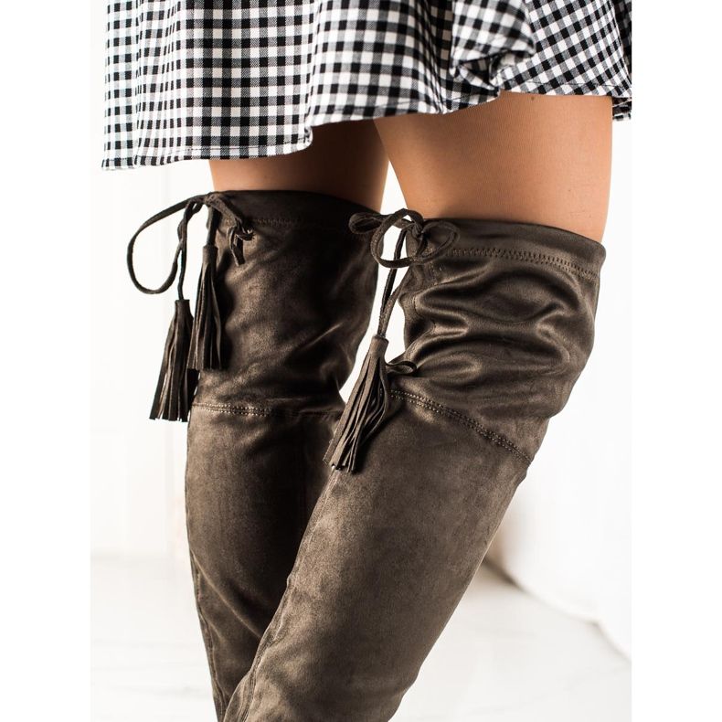 Lucky Shoes Mosqueteiros verdes confortáveis 1