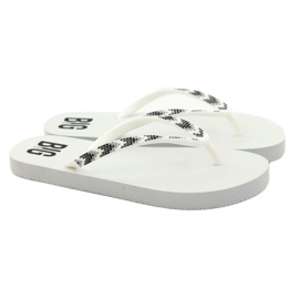 Chinelos femininos Big Star 274A549 branco 4