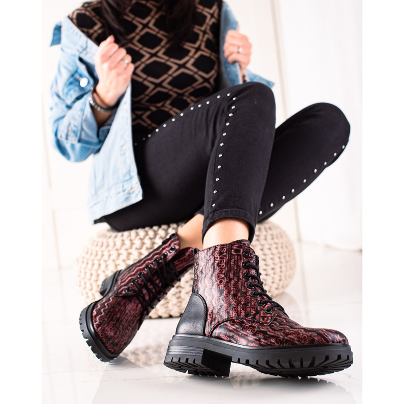 Goodin Trabalhadores de impressão na moda vermelho 2