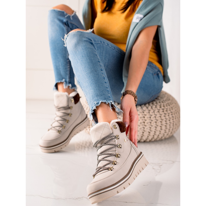 Goodin Caçadores casuais confortáveis bege 1