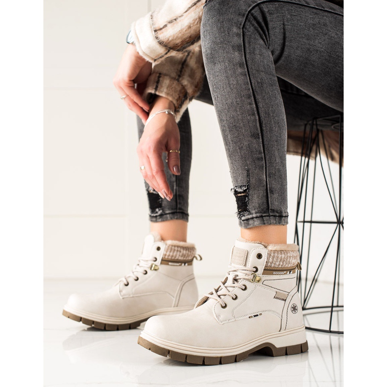 Goodin Caçadores esportivos confortáveis bege 2