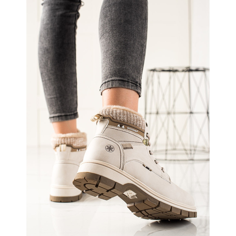 Goodin Caçadores esportivos confortáveis bege 1