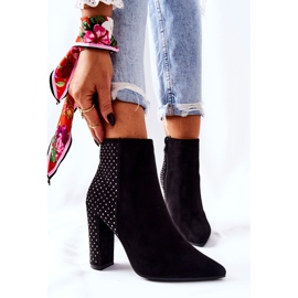 PS1 Botas pretas de camurça Sorienta com lantejoulas preto 1