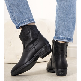 Botas de cowboy com isolamento Black Belda preto 1