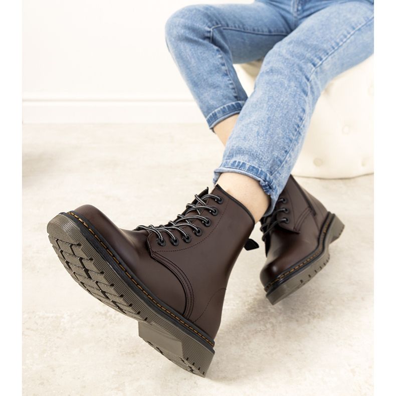Botas femininas com isolamento marrom Bruce 1