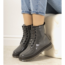 Botas femininas quentes de grafite da Doiron preto 1 Botas femininas quentes de grafite da Doiron preto 1