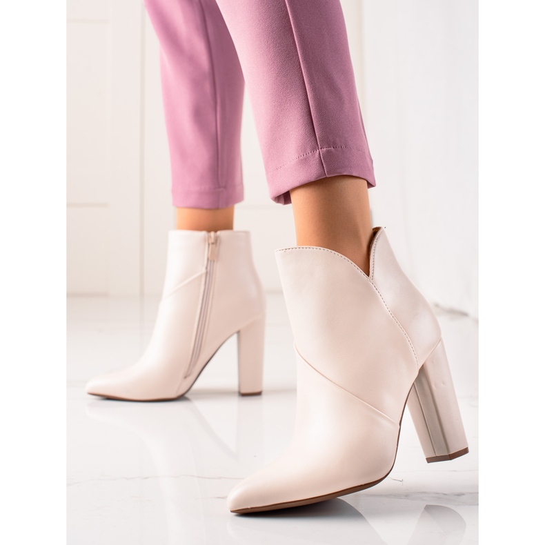 Seastar Botas de salto alto bege 1