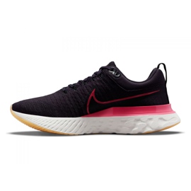 Tênis Nike React Infinity Run Flyknit 2 W CT2423-501 preto roxo 1