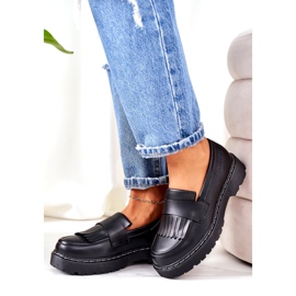 Mocassins de couro Big Star II274100 preto 2