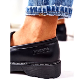 Mocassins de couro Big Star II274100 preto 5