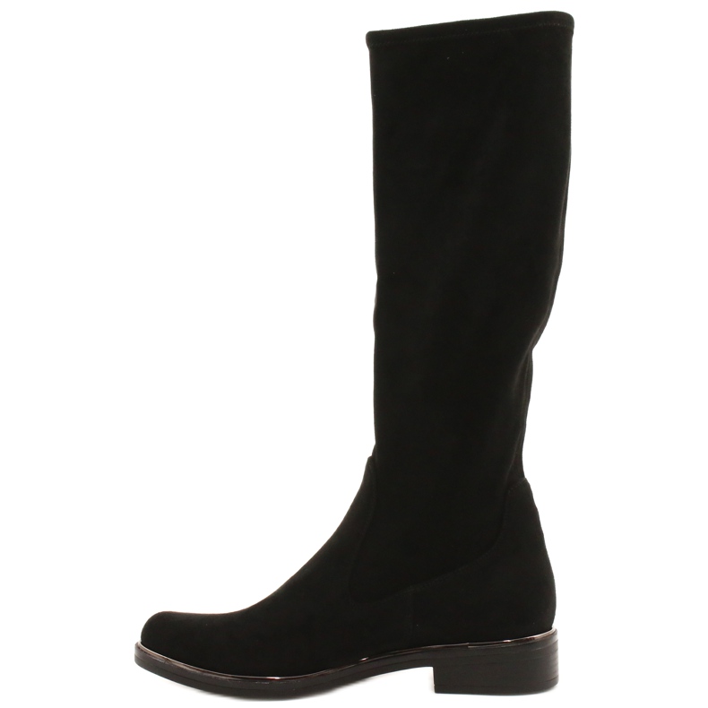 Botas Femininas Caprice Black Stretch 25512-41 044 preto 2