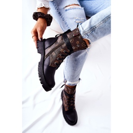 FJ1 Botas Lonevis Marrom e Couro Preto 2