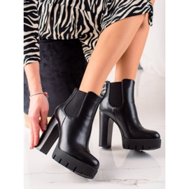 Camo Botas clássicas de salto alto preto 2 Camo Botas clássicas de salto alto preto 2