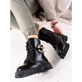 Groto Gogo Trappers pretos com ornamento 1