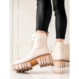 Seastar Armadilhas de botas na plataforma bege 1 Seastar Armadilhas de botas na plataforma bege 1