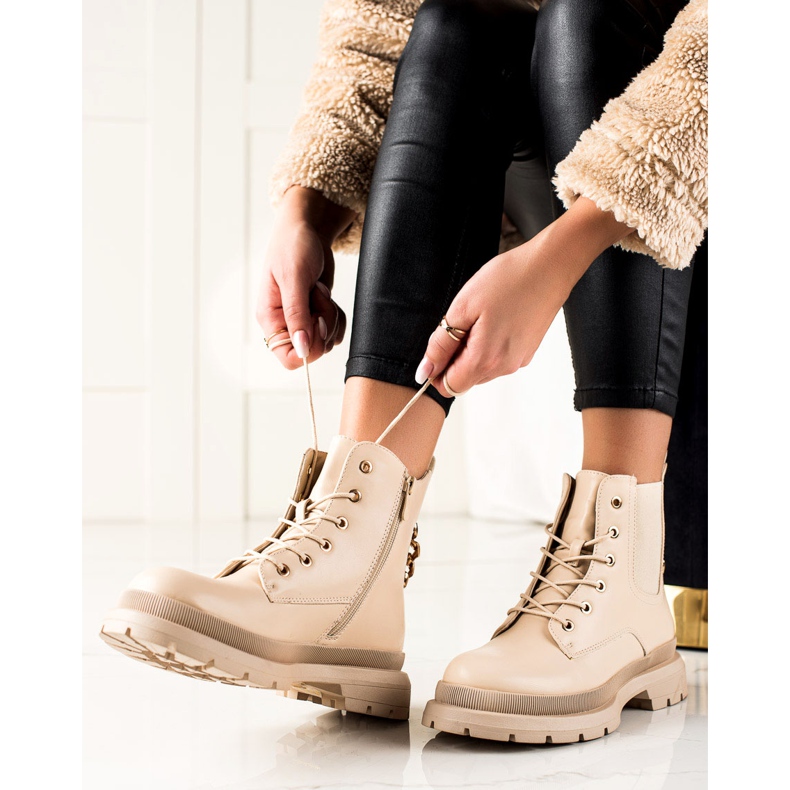 Bestelle Botas Bege Elegantes 1